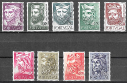 1955 Reis De Portugal AF 806-14 / Sc 804-12 / YT 817-25 / Mi 835-43 Novo / MNH / Neuf / Postfrisch KINGA 1ST DINASTY - Unused Stamps