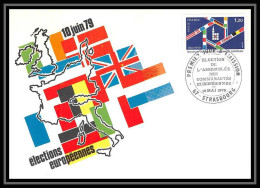 3618/ Carte Maximum (card) France N°2050 Communautés Européennes Europe Europa Fdc Edition Cef 1979 - 1979