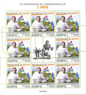 A9512 - REP.GUINEE - ERROR MISPERF Stamp Sheet - 2022 - Mahatma Gandhi - Mahatma Gandhi