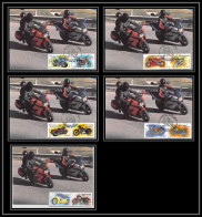 5335/ Carte Maximum Card France N°3508/3517 Motos Moto Complet édition Sans Nom Fdc 2003 Montceau Les Mines - Motorbikes