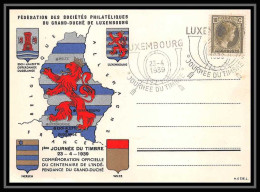 5520/ Carte Luxembourg Fédération Des Sociétés Du Grand Duché Journée Du Timbre  23/4/1939  - Tarjetas Conmemorativas