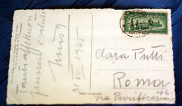 ITALIA, RSI 1944, ESPRESSO LIRE 1,25 VERDE SU CARTOLINA VIAGGIATA - Express Mail