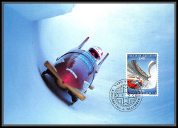 Liechtenstein - Carte Maximum (card) 2107 - Jeux Olympiques (olympic Games) Lillehammer 1994 Bob Luge - Invierno 1994: Lillehammer