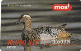 SLOVENIA - Bird, Mobitel Prepaid Card 10000 SIT(000170001-000200000), Tirage 30000, Exp.date 31/12/00, Used - Altri & Non Classificati