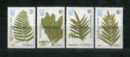 "TUVALU" 1987, Mi. 458-461 Mit Aufdruck "SPECIMEN" (7501) - Tuvalu