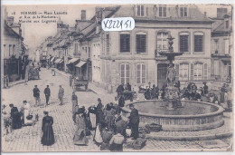 FISMES- PLACE LAMOTTE ET RUE DE LA HUCHETTE- MARCHE AUX LEGUMES - Fismes