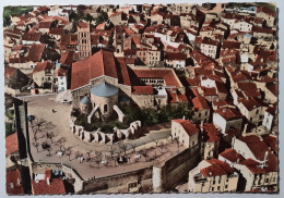 ELNE (66 Pyrénées Orientales) - Cathédrale Et Cloitre En Vue Aérienne - Place Du Village - Elne