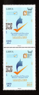 2023 - Libya- Women's Support Unit - QR Code Technology - Pair Of Stamps - Complete Set 1v.MNH** - Libye