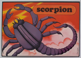 SCORPION - Astrologie / Horoscope - Illustrateur Jacques Digout - Astrologie