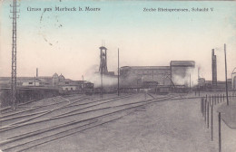 2992/ Gruss Aus Merbeck B. Moers, Zeche Rheinpreussen, Schacaht V 1914 - Moers