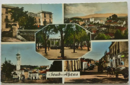 SOUK AHRAS (ALGERIE) - Commune Mixte - Mosquée - Place Thagaste - Rue Victor Hugo / Attelage Chevaux - Souk Ahras