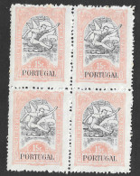 PORTUGAL 1928 - BOB Postal Tax Amsterdam Olympics Block Of 4 (MNG) - Neufs