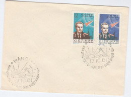 1961 SPACE VIETNAM FDC  Cover Stamps - Azië