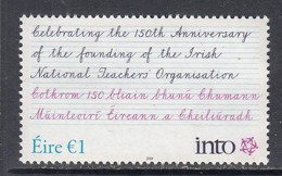 2018 Ireland Teachers Organisation Education Complete Set Of 1 MNH @ BELOW FACE VALUE - Unused Stamps