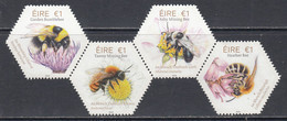 2018 Ireland Bees Insects  Complete Strip Of 4 MNH @ Below Face Value - Ungebraucht