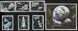 BULGARIA - 1991 - Conquete De L'espase Navettes Spatiale 6v + Bl.** - Nuovi