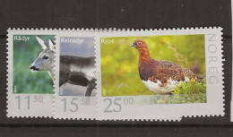 2009 MNH Norway, Mi 1673-75 Postfris** - Unused Stamps