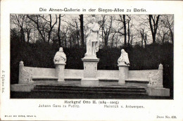 H0052 - Berlin - Sieges Allee Ahnen Galerie - Markgraf Otto II. Johann Gans Zu Putlitz Heinrich Von Antwerpen - Brandenburger Deur