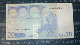 20 EURO FRANCE - L073F1 - FRANCE (U) L073 F1 (U34671074261) - Trichet - Circulated - 20 Euro