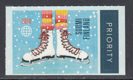 2018 Finland Skating Skates Complete Set Of 1  MNH @ BELOW FACE VALUE - Unused Stamps