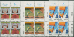 Israel 1985 Sport Makkabiade 1004/06 Plattenblock Postfrisch (C61802) - Ungebraucht (ohne Tabs)