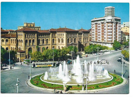 PLAZA DE PARAISO Y FACULTAD DE MEDICINA / PARAISO SQUARE / PLACE DE PARAISO.- ZARAGOZA - ARAGON,- ( ESPAÑA ) - Zaragoza