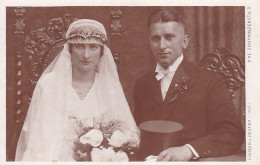 AK Foto - Brautpaar - Hochzeit - Atelier Rausch Und Pester - Karlsruhe - Ca. 1910 (67224) - Marriages