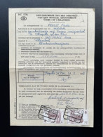 BELGIUM 1967 CERTIFICATE HOMBEEK 21-08-1967 BELGIE BELGIQUE GETUIGSCHRIFT - Documenten & Fragmenten