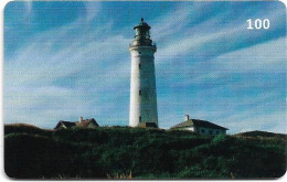 Denmark - Tele Danmark (chip) - Hirtshals Lighthouse - TDD061 - 05.2003, 100kr, 44.000ex, Used - Denemarken
