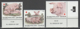 Finland 1998 - Red Cross - Pigs           (g9528) - Used Stamps
