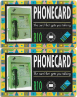 S. Africa - Telkom - Wall Monuted Telephone, [2 CN (0-Ø) Variants], Chip Siemens S30, 1994, 10R, Used - Zuid-Afrika