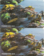 S. Africa - Telkom - Marine Flora, [2 CN (Short-Long) Variants], Chip Siemens S30, 1996, 10R, Both Used - Südafrika