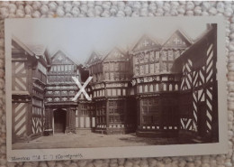 MORETON OLD HALL COURTYARD OLD R/P POSTCARD CHESHIRE LITTLE MORETON HALL - Andere & Zonder Classificatie