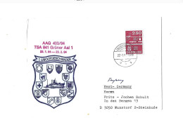 1.U Boots Geschwader.Tender Lahn.Expédié De Frederikshavn à Steinhude (Allemagne) - Lettres & Documents