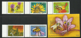 Namibia  2004  Honeybees  Set & Ms  MNH - Abeilles