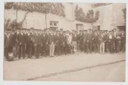 C Photo - LOIR ET CHER- SAINT-CLAUDE-DE-DIRAY-La FANFARE Avant Le Départ- Animée-Non Circulée -Cliché Avant 1910?TBE - Other & Unclassified