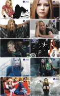 M14028 China Phone Cards Avril Lavigne 250pcs - Musik