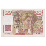 France, 100 Francs, Jeune Paysan, 1946, M.44, SPL, Fayette:28.4, KM:128a - 100 F 1945-1954 ''Jeune Paysan''