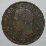 GADOURY 152 - CINQ CENTIMES 1854 W Lille TYPE NAPOLEON III - TTB - KM 777 - 5 Centimes