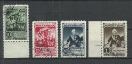 RUSSLAND RUSSIA 1940 Michel 806 - 809 O Nice Margins - Used Stamps