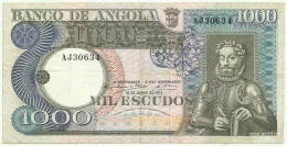 Angola - 1000 Escudos - 10.6.1973 - Pick: 108 - Serie AJ - Luiz De Camões - PORTUGAL - 1.000 - Angola