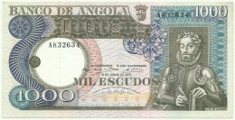 Angola - 1000 Escudos - 10.6.1973 - Pick: 108 - Serie AK - Luiz De Camões - PORTUGAL - 1.000 - Angola