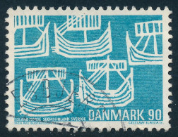 Denmark Danemark Danmark 1969: 90ø Blue Nordic Cooperation, VF Used, AFA 479 (DCDK00519) - Usati