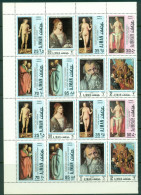 Ajman 1970 Mi#637-644 Albrecht Durer 500th Birthday, Paintings Block2x MLH - Ajman