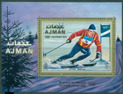 Ajman 1970 Mi#MS222A Winter Olympics Sapport MS MLH - Ajman