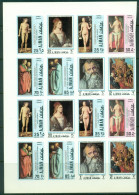 Ajman 1970 Mi#637-644B Albrecht Durer 500th Birthday, Paintings Block2x IMPERF MLH - Ajman