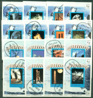 Ajman 1970 Mi#593-608 Apollo & Gemini Space Programs 16xDLMS CTO - Ajman