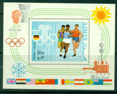 Ajman 1970 Mi#MS195A Venues Of Summer Olympics MS MLH - Ajman