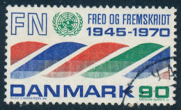 Denmark Danemark Danmark 1970: 90ø United Nations Issue, VF Used, AFA 507 (DCDK00521) - Usati