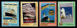 Australia 2004 Bon Voyage - Ocean Liners  Set Of 4 MNH - Mint Stamps